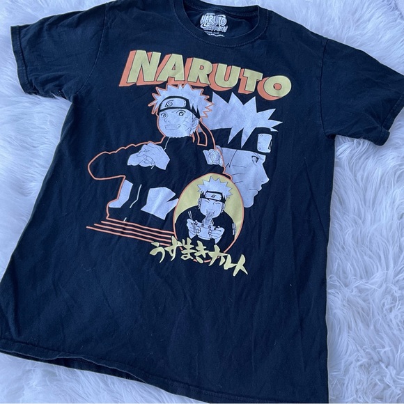 T-shirt Naruto Shippuden – Homme – Taille S – Blanc – Officiel – Neuf
